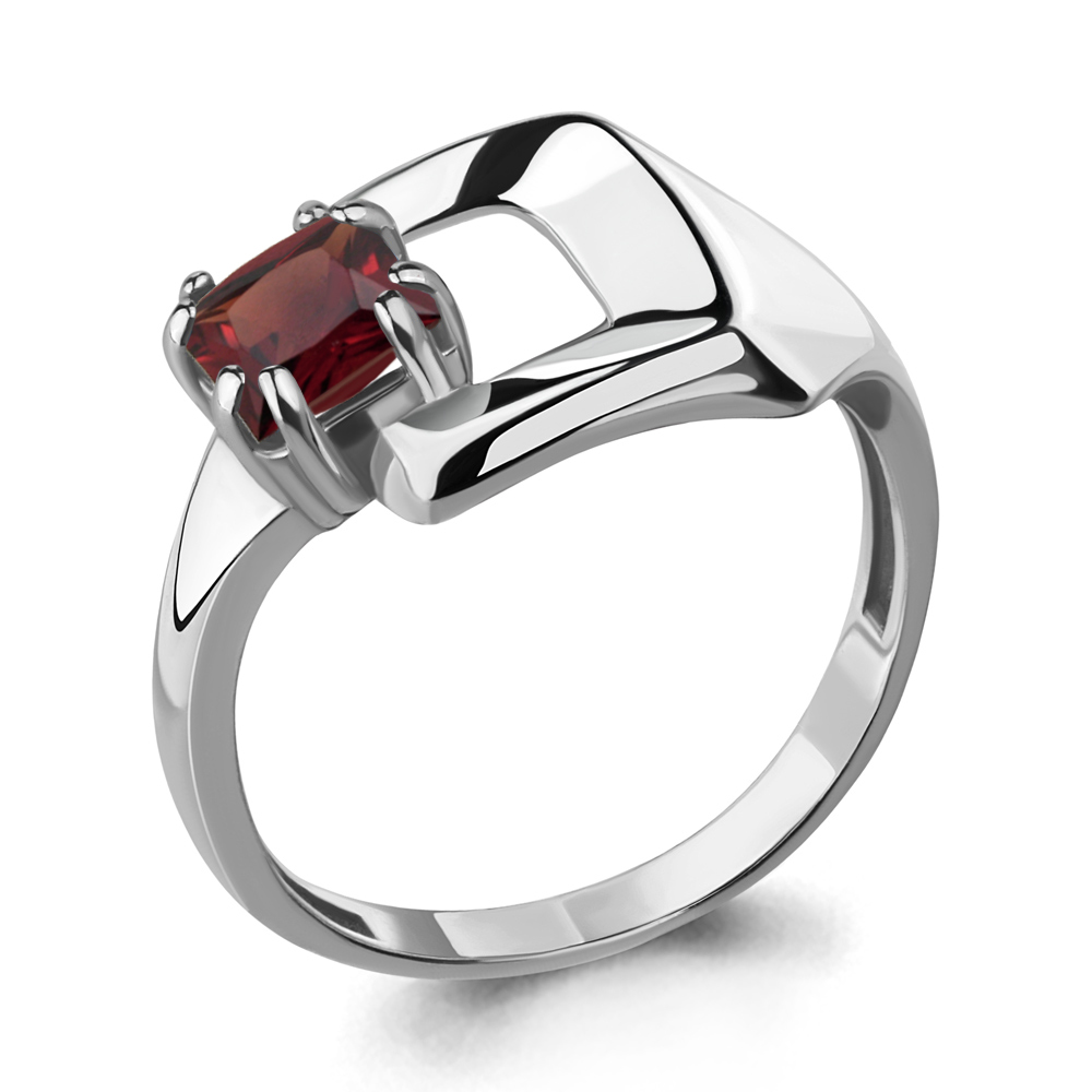 

Кольцо из серебра с гранатом р.  Aquamarine 6552303_925_р, 6552303_925_р
