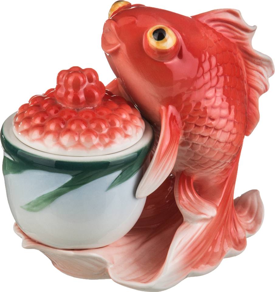 

Икорница Lefard Золотая Рыбка 14х8 См 150 Мл