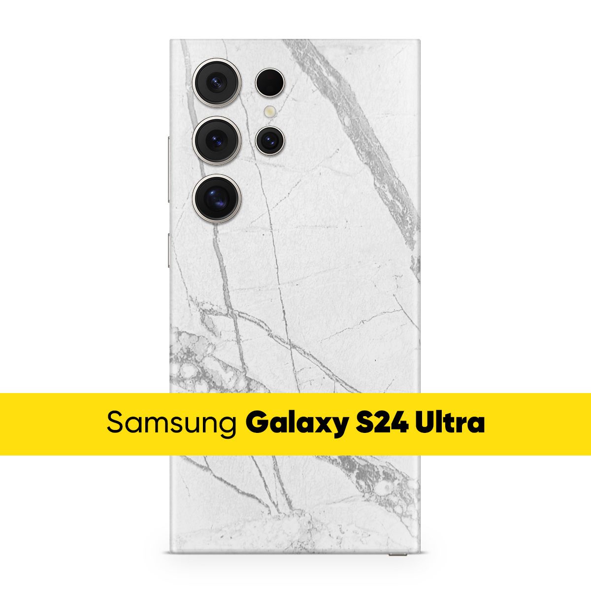 Виниловая наклейка Glueskin Marble для Samsung Galaxy S24 Ultra