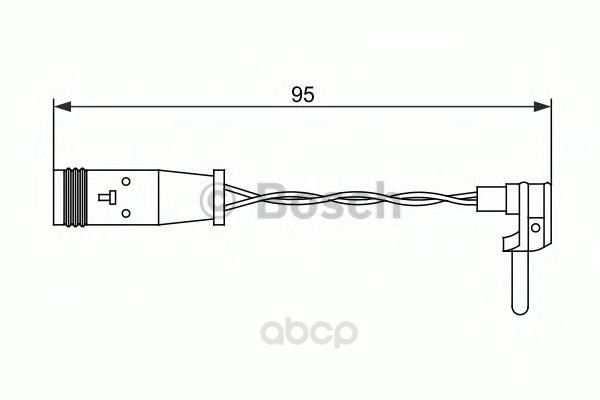 фото Датчик износа тормозных колодок bosch 1987473070