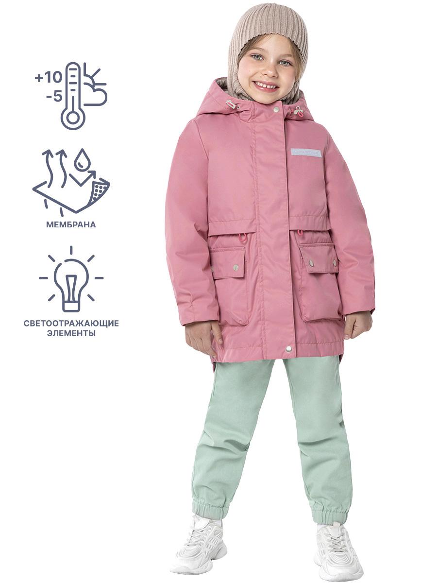 

Куртка детская NIKASTYLE 4м3424, розовый, 116, 4м3424