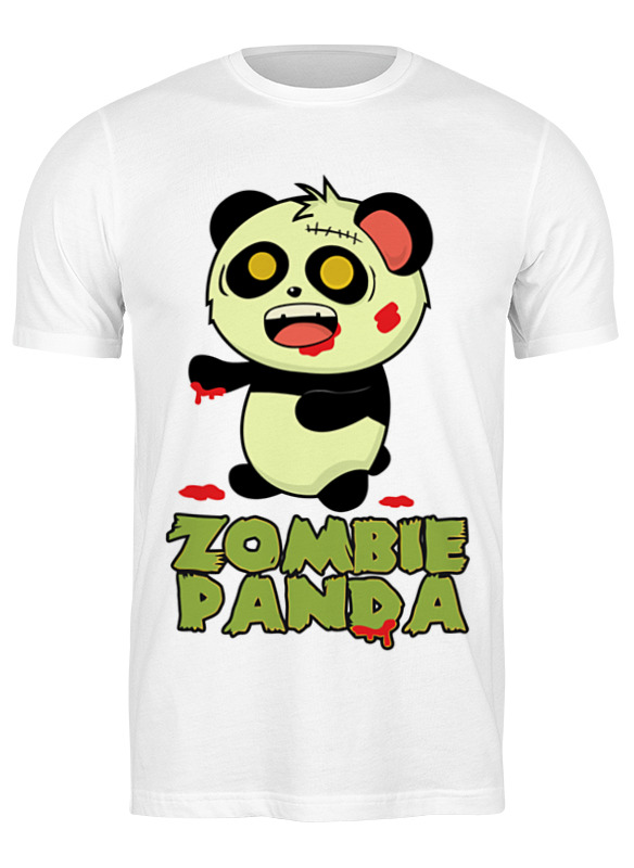 

Футболка мужская Printio Зомби панда белая XL, Белый, Зомби панда