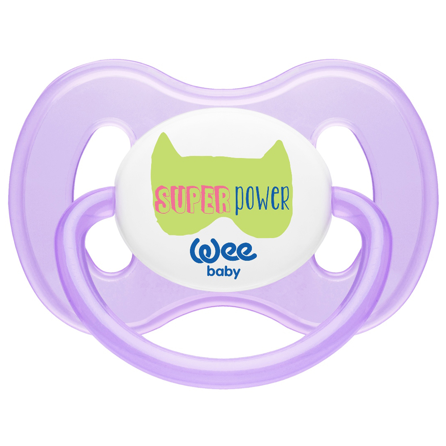 

Пустышка WeeBaby BUTTERFLY силикон, от 6 месяцев