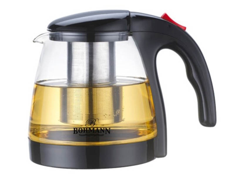 

Заварочный чайник Bohmann BH-9673 1.3L, Прозрачный, BH - 9673