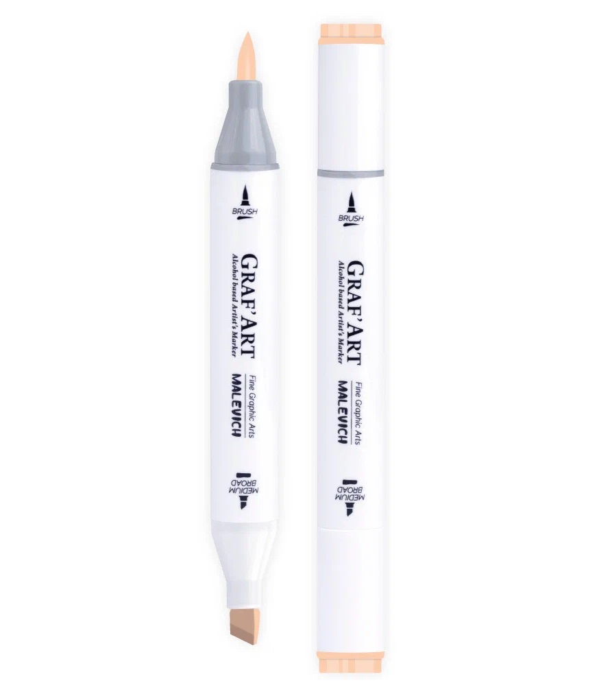 

Маркер спиртовой Малевичъ Graf'Art Brush, Телесный T101, Бежевый