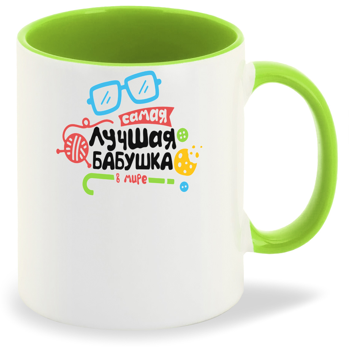 

Кружка CoolPodarok Самая лучшая бабушка в мире, Самая лучшая бабушка в мире
