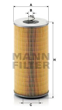 

Фильтр масляный двигателя MANN-FILTER H12110/2X, H12110/2X