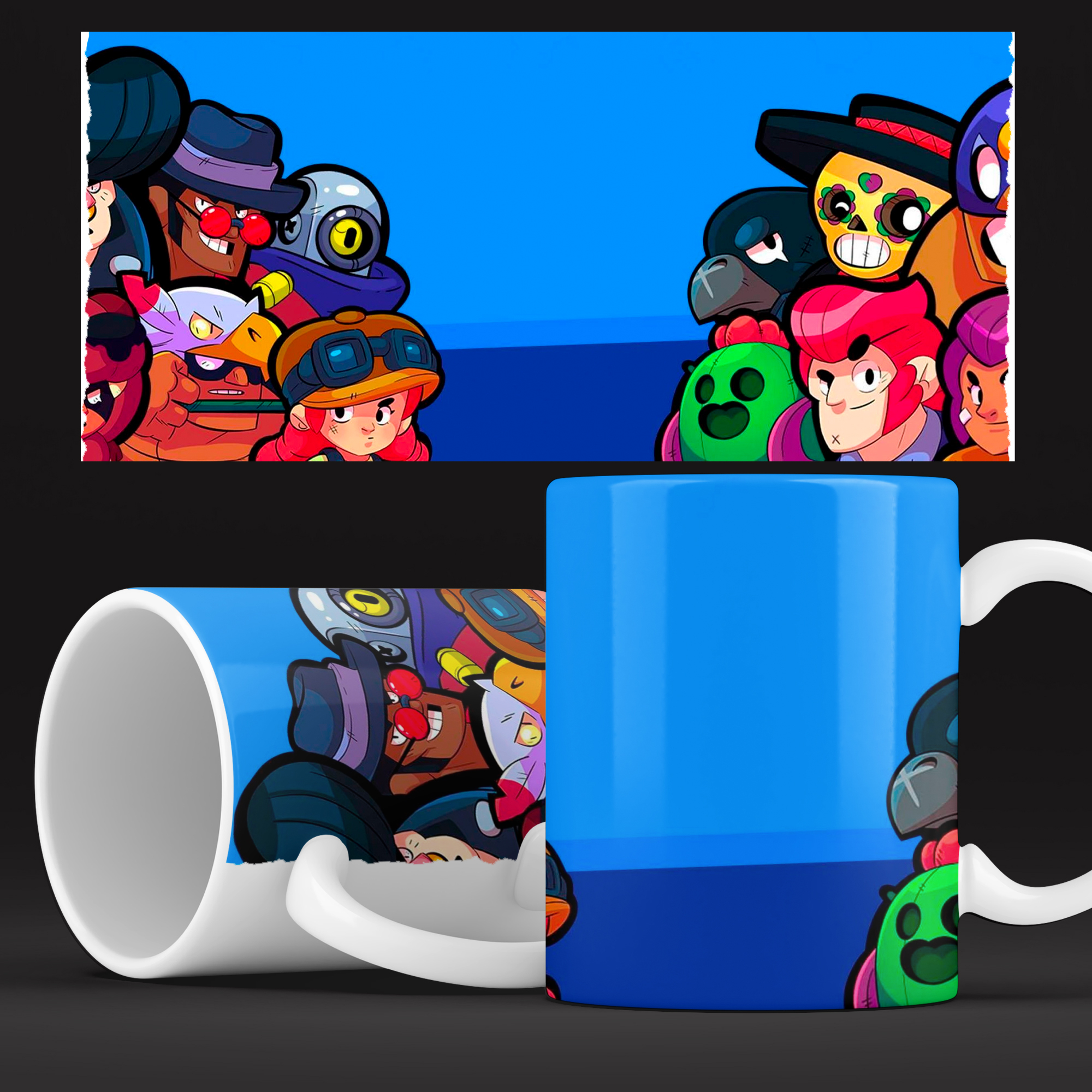 фото Кружка rocketcup с принтом "brawl stars"