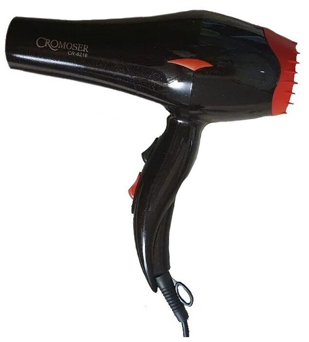 

Фен CROMOSER CR-6216 1500 Вт черный, CR-6216