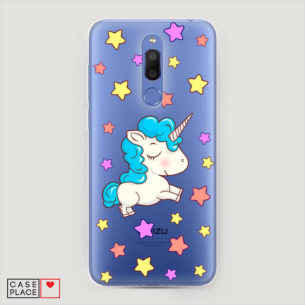 

Чехол Awog на Meizu M6T "Звездный единорог", Белый;голубой;розовый, 72850-2