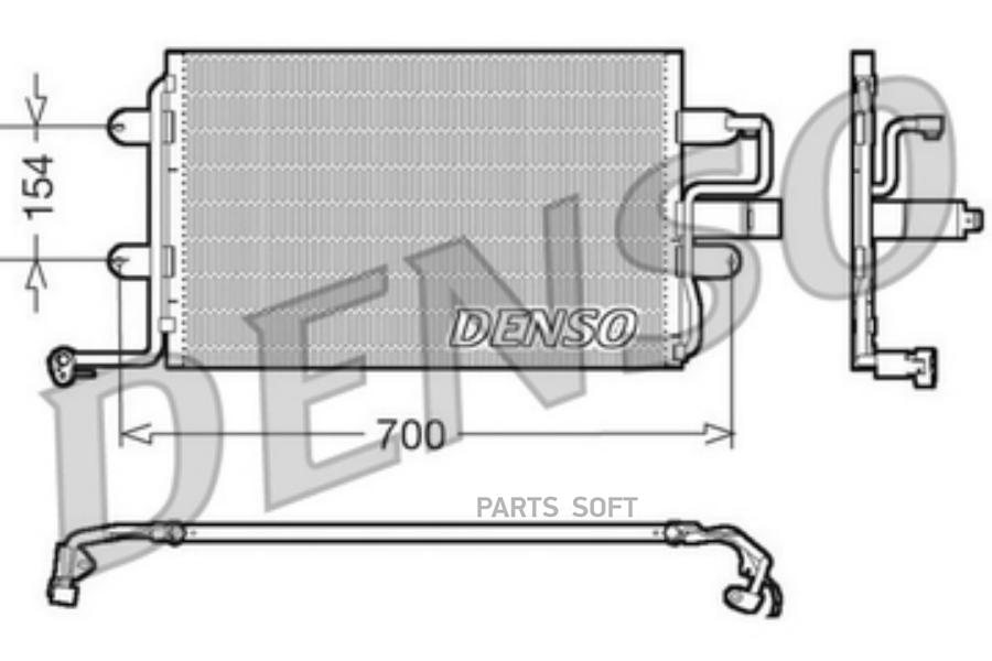 

Радиатор кондиционера audi a3 96 Denso DCN32017