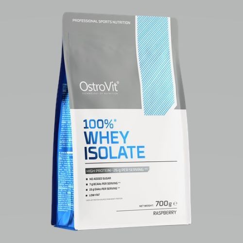 Сывороточный протеин Ostrovit 100% Whey Isolate 700 g (Малина)