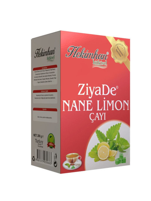 

Чай Ziyade Nane Limon Сayi, 170 г, Чай Ziyade Nane Limon Сayi 170гр Турция