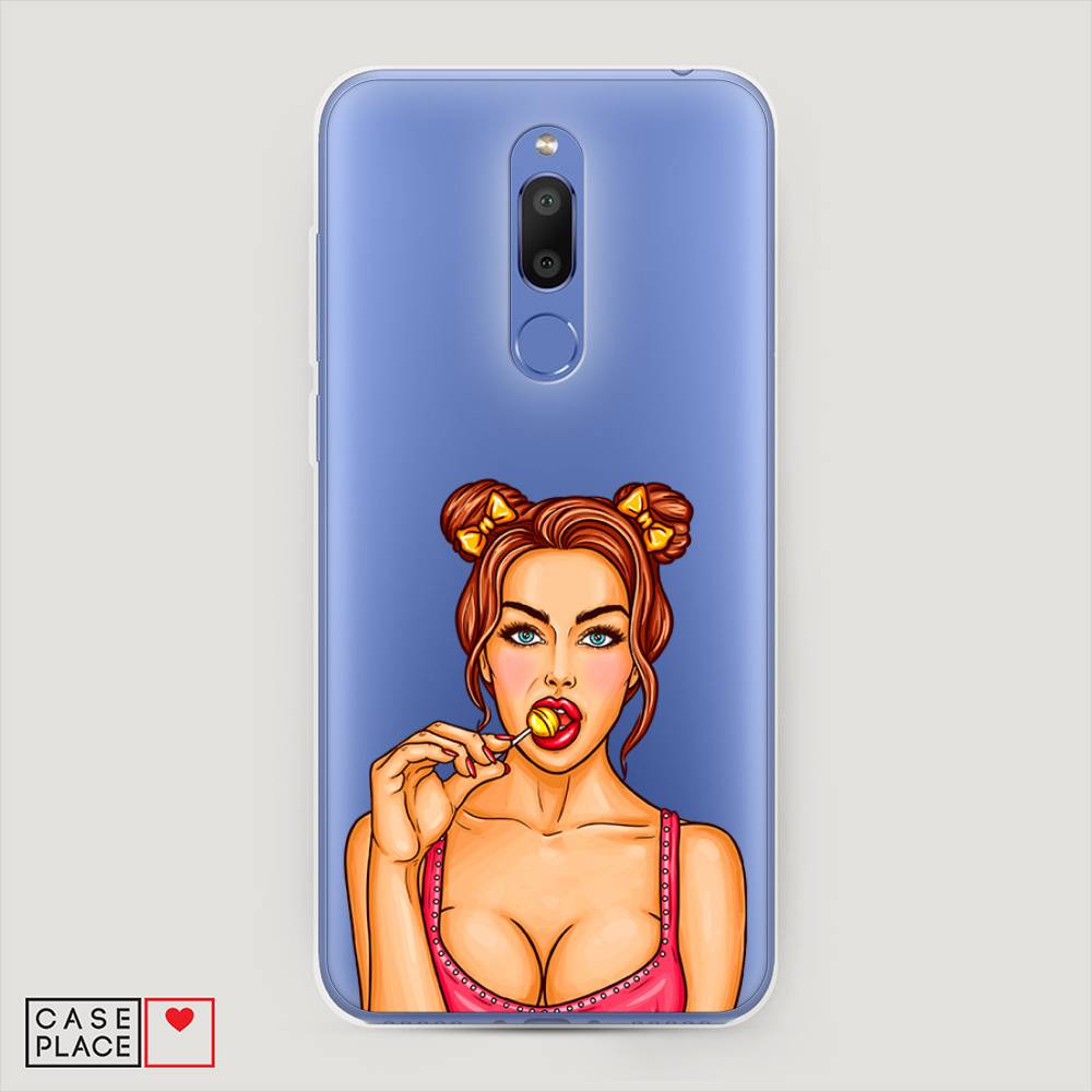 

Чехол Awog на Meizu M6T "Вкусный леденец", Бежевый;коричневый;розовый