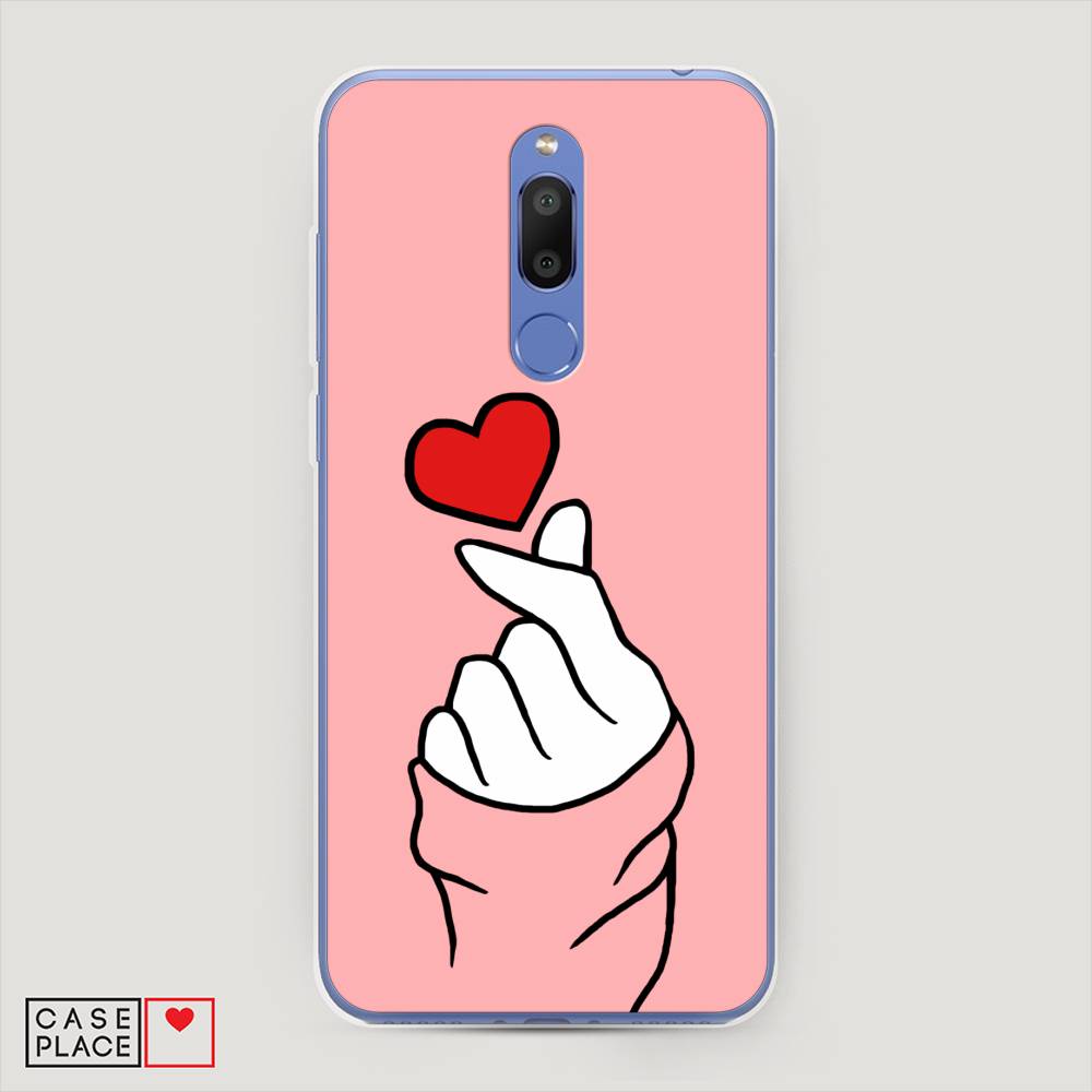 

Чехол Awog на Meizu M6T "Милое сердечко", Белый;красный;черный, 72850-7