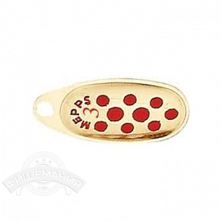 

Блесна вращающаяся Mepps Comet PTS 0 Gold/Red dots