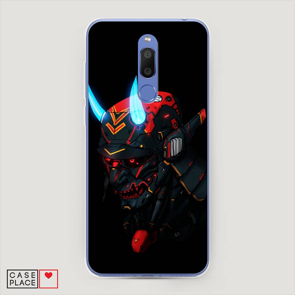 

Чехол Awog на Meizu M6T "Неоновый самурай", Черный;красный;голубой, 72850-6