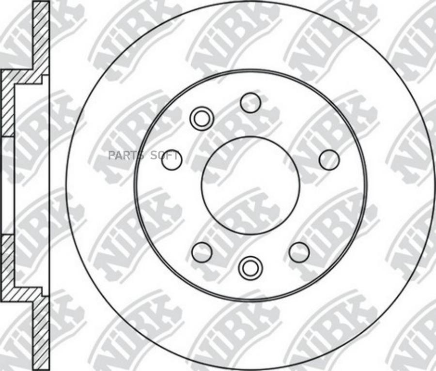 

NIBK RN1895 Диск торм. 1шт