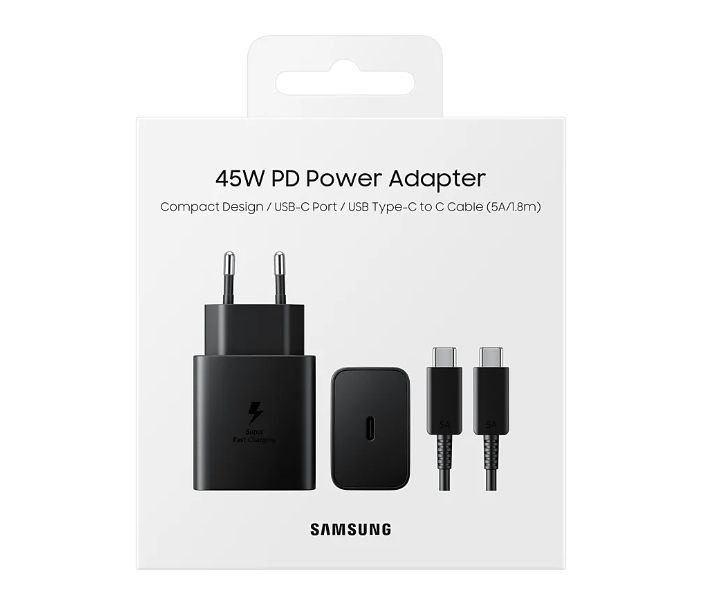 

Сетевое зарядное устройство с кабелем Samsung EP-T4510 черный, EP-T4510