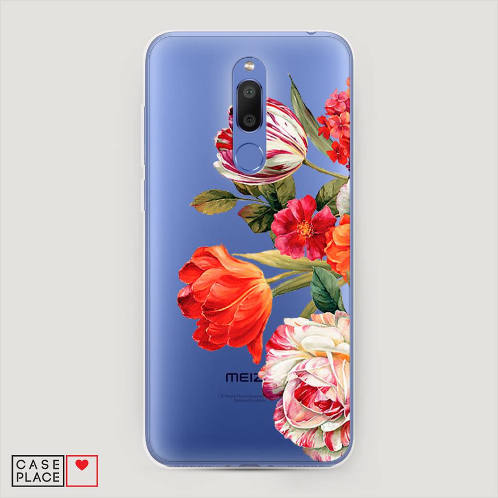 

Чехол Awog на Meizu M6T "Весенний букет", Красный;розовый;зеленый, 72850-8