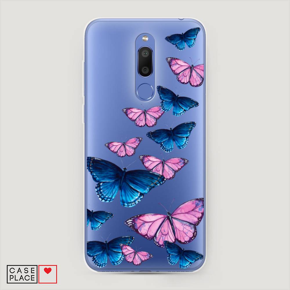 фото Чехол awog "полет бабочек" для meizu m6t