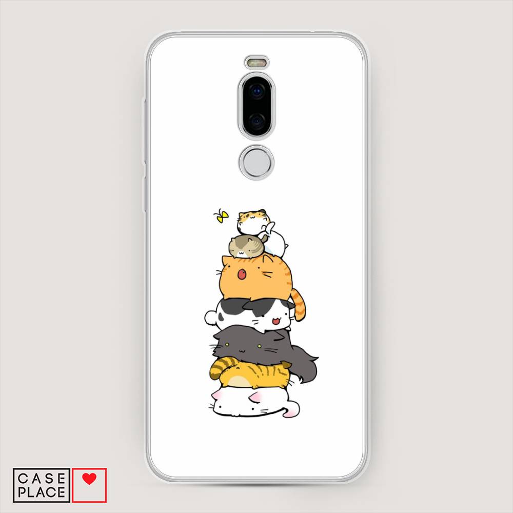 

Чехол Awog на Meizu X8 "Бутерброд из котиков", Коричневый;белый;серый, 72950-10