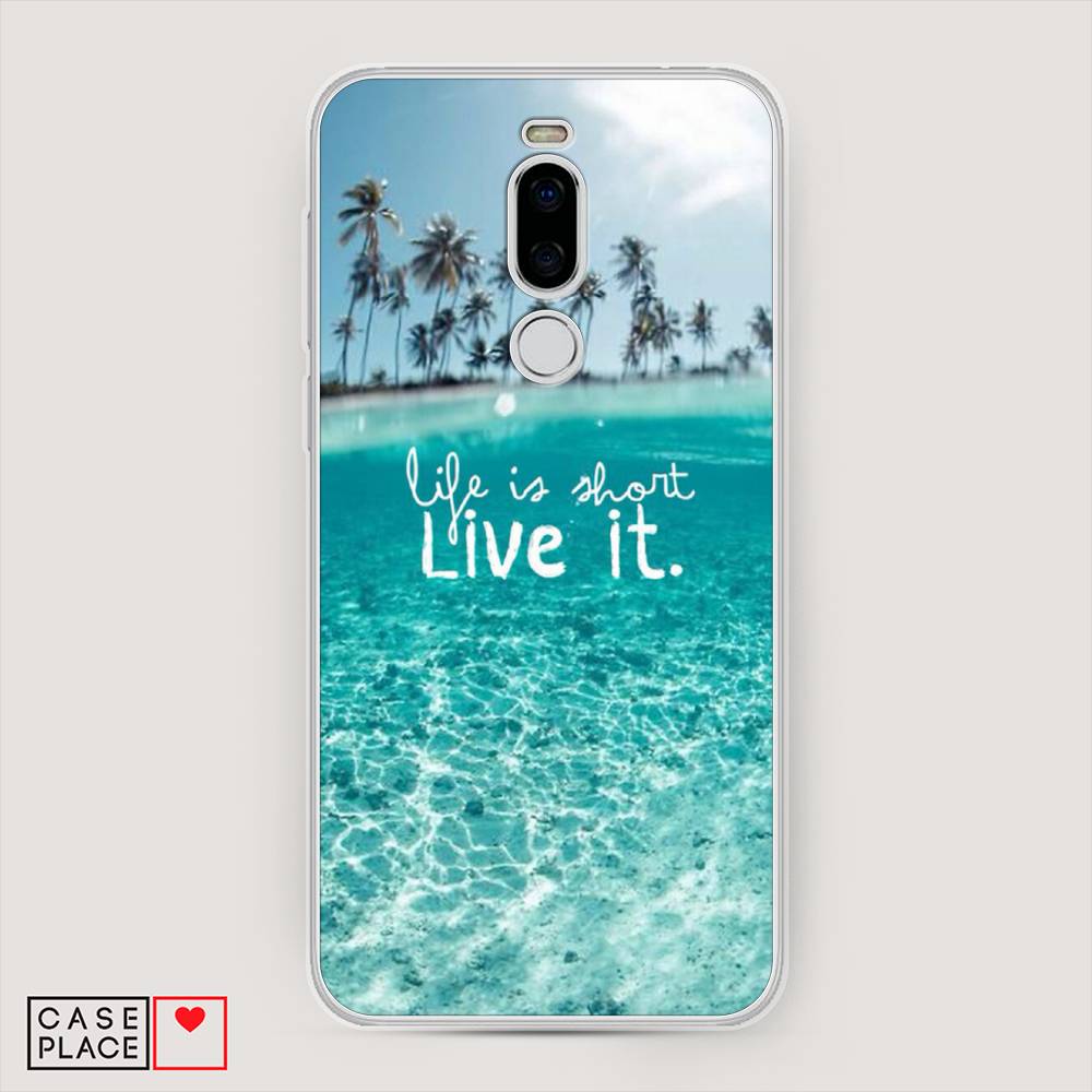 

Чехол Awog на Meizu X8 "Live it", Розовый, 72950-7