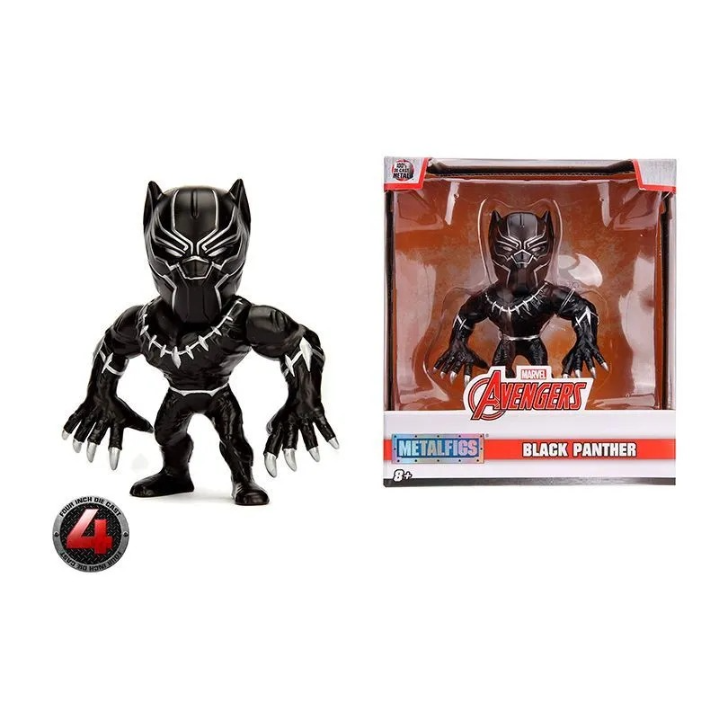 Металлическая фигурка Jada Marvel Black Panther 10 см 97782