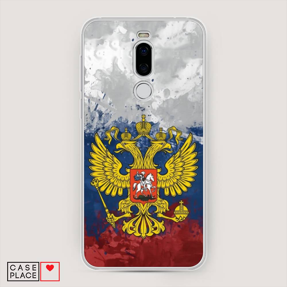 

Чехол Awog на Meizu X8 "РФ", Белый;синий;красный, 72950-5