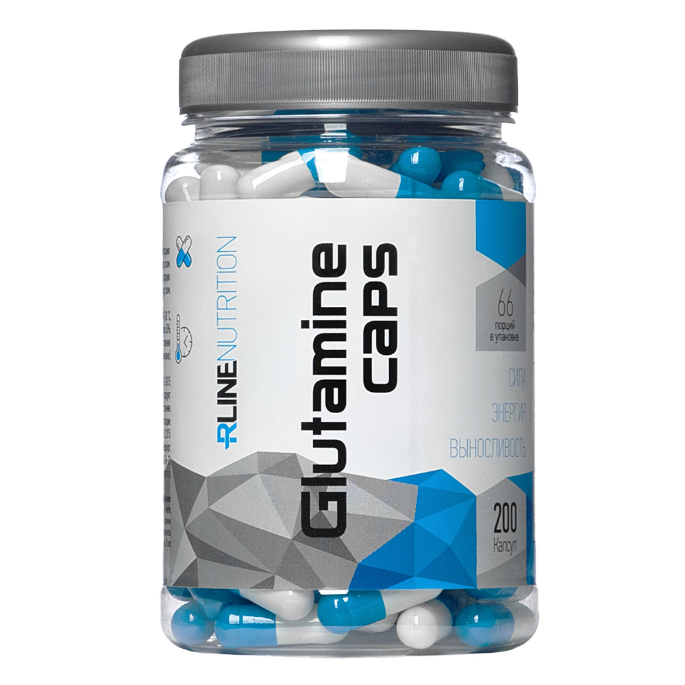 RLine Glutamine, 200 капс