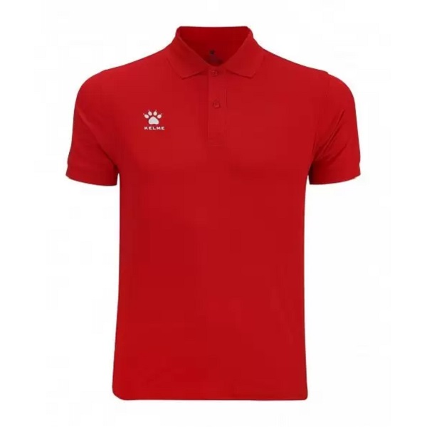 

Футболка мужская KELME Short sleeve polo shirt красная 48 RU, Short sleeve polo shirt