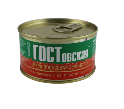 

Икра лососевая Гостовская зернистая в масле 140 г