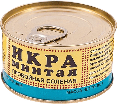 

Икра минтая Невод пробойная соленая 100 г