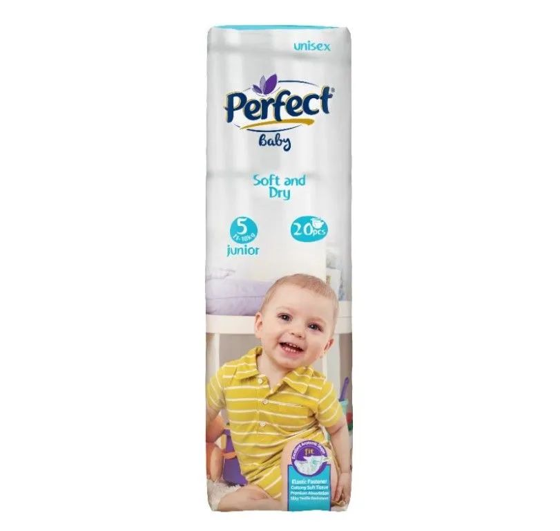 Подгузники для малышей Perfect Baby Junior, 11-18 кг., 5 размер, 20 шт.