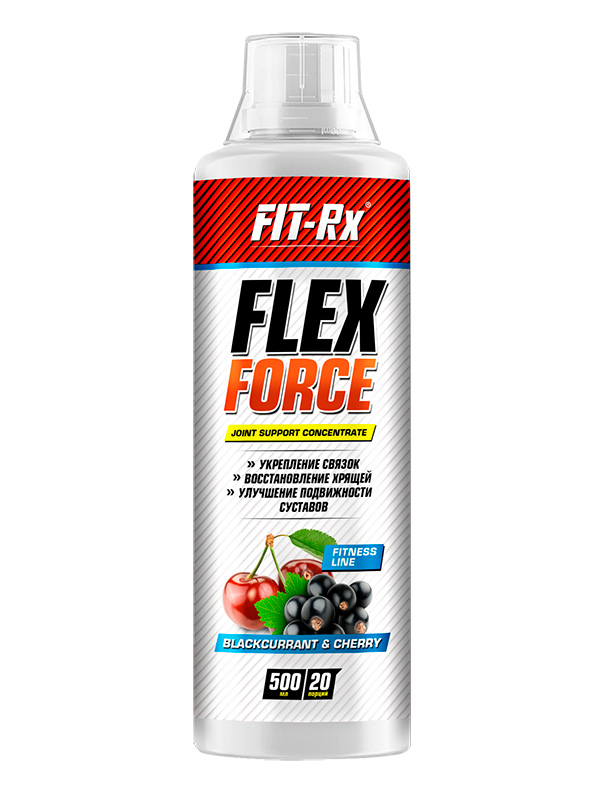 FIT-Rx Flex Force, 500 мл, вкус: чёрная смородина-вишня