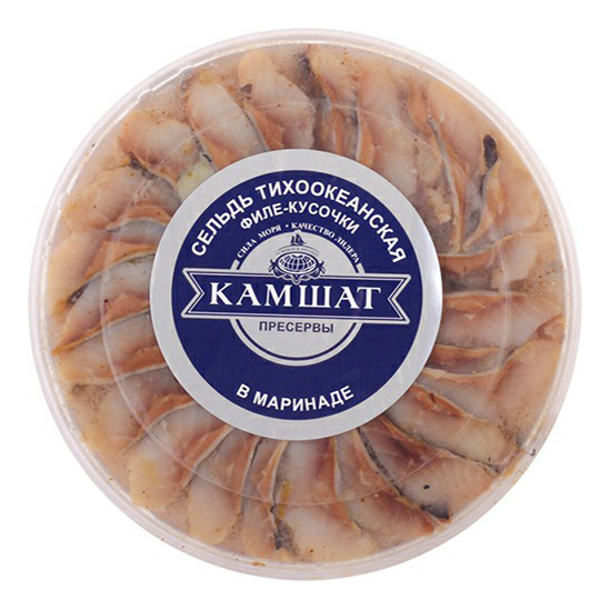 

Сельдь тихоокеанская Камшат в маринаде 180 г
