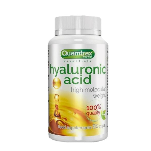 Quamtrax Nutrition Гиалуроновая кислота Hyaluronic Acid high molecular weigt 60 капс 1010₽