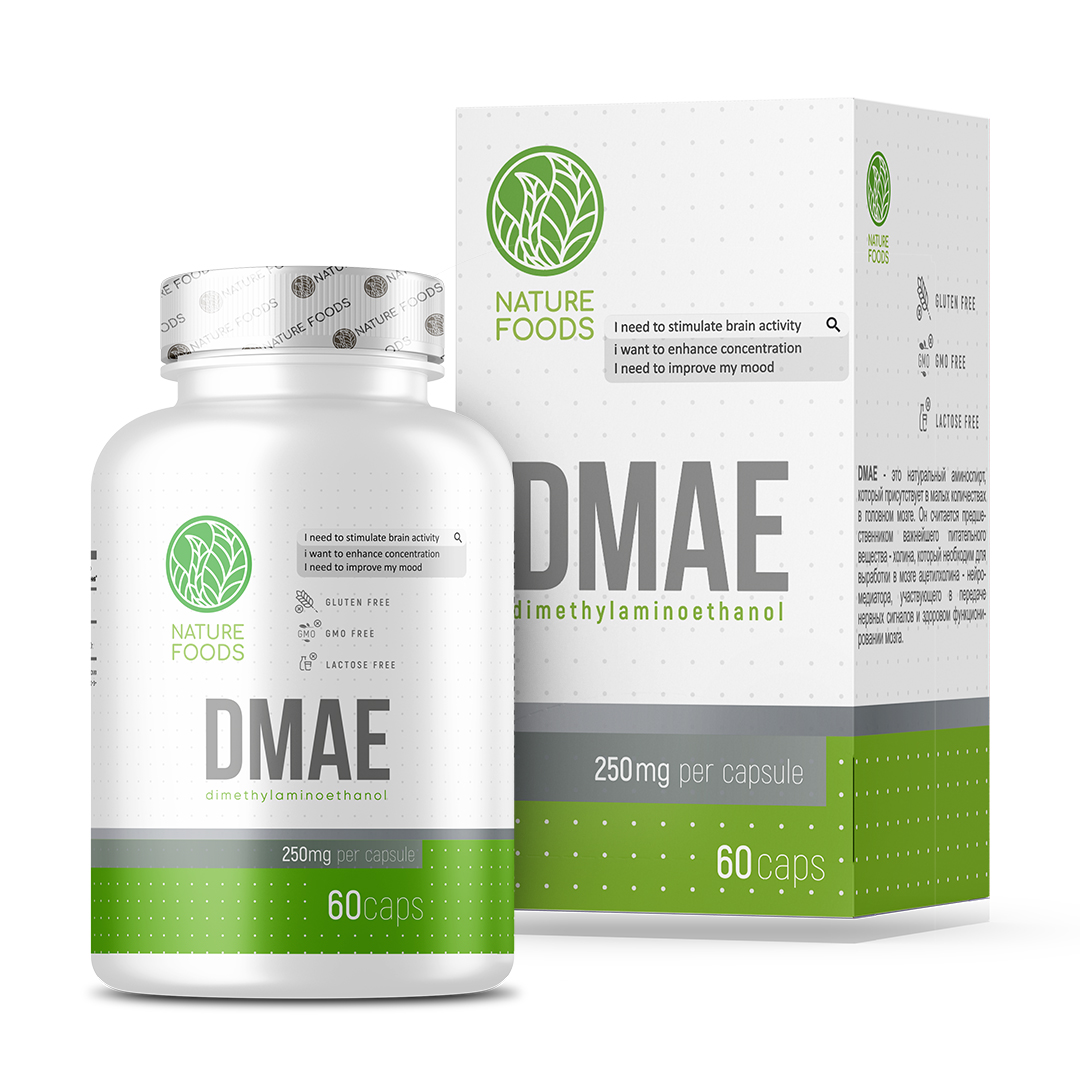 Nature Foods DMAE 250 мг, 60 капс