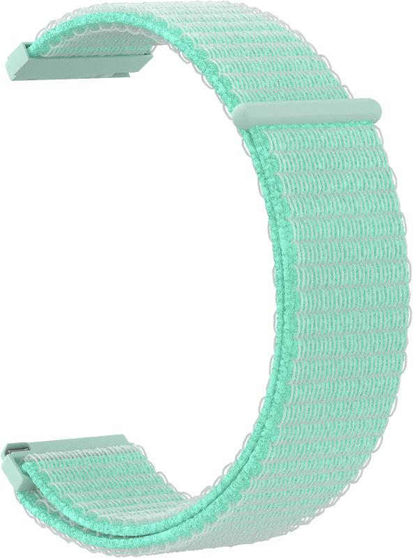 

Ремешок нейлоновый GSMIN Woven Nylon 22 для Мультимодель (Мятный), Зеленый