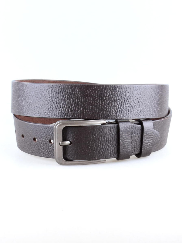

Ремень мужской RUBELLEATHER РМД40 коричневый, РМД40