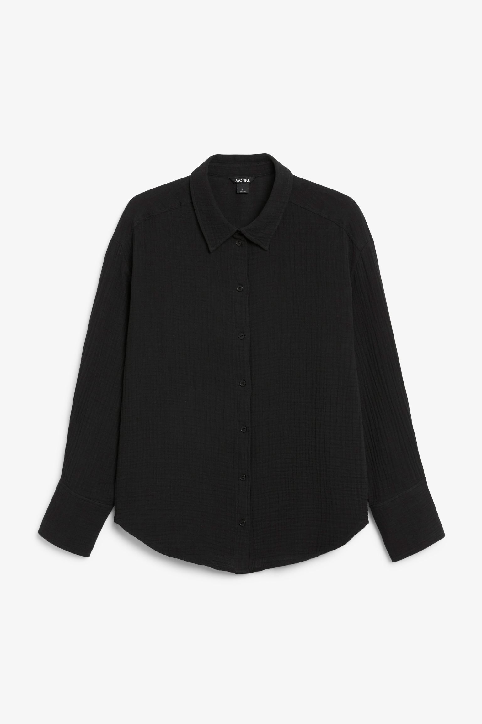 Рубашка женская Monki 1177647003 черная XL (доставка из-за рубежа)