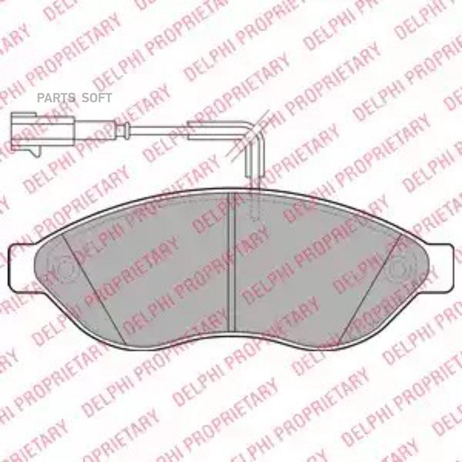 

Тормозные колодки DELPHI передние LP1992