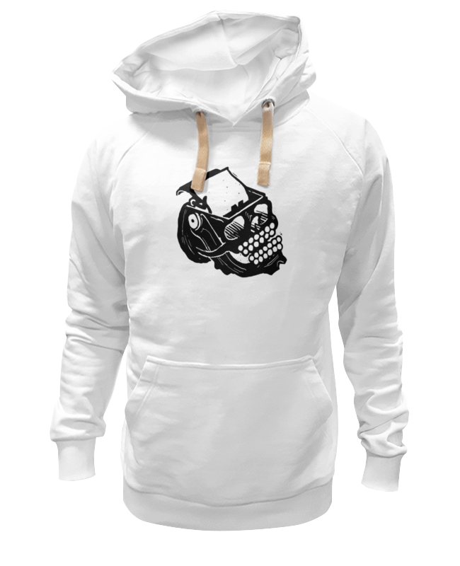 

Худи унисекс Printio Skull art белое XL, Белый, Skull art