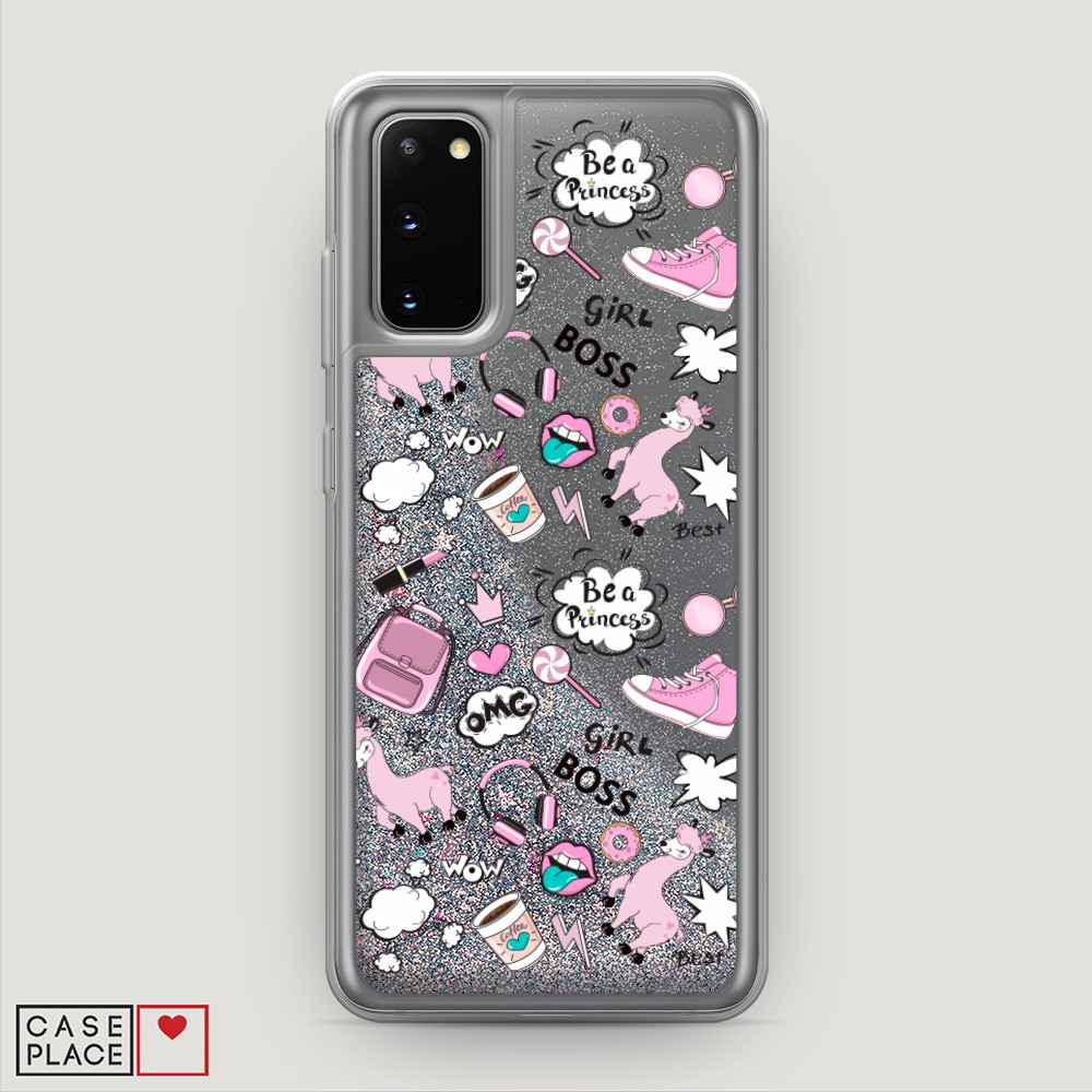 

Чехол Awog на Samsung Galaxy S20 "Стильная лама", Разноцветный, 29291-1