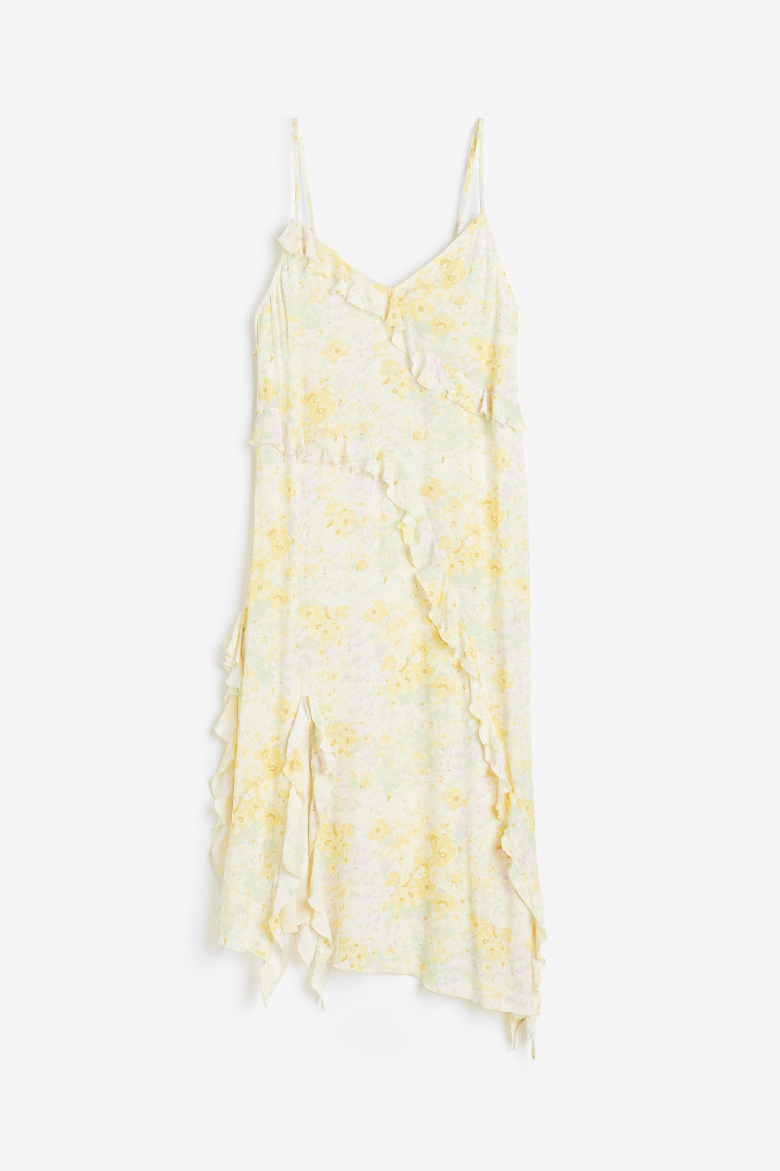 

Платье женское H&M 1181282001 желтое L, Желтый, 1181282001