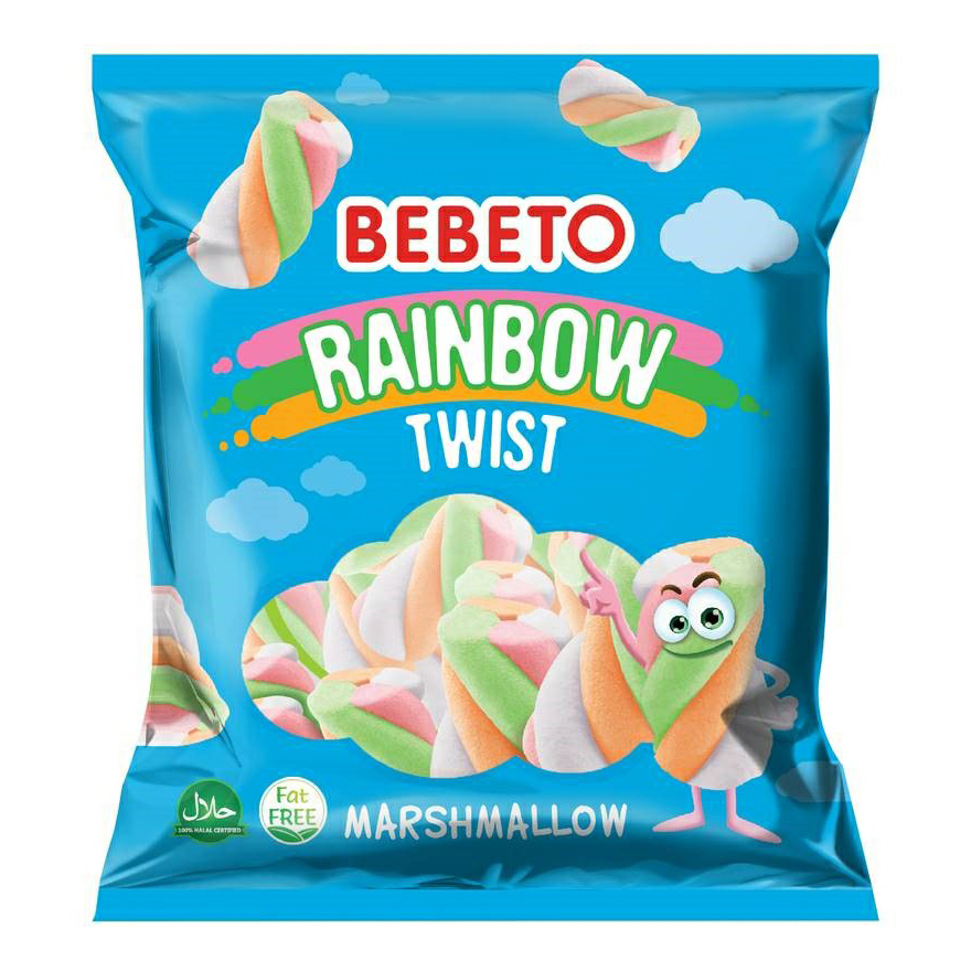 Маршмеллоу Bebeto Rainbow Twist 60 г