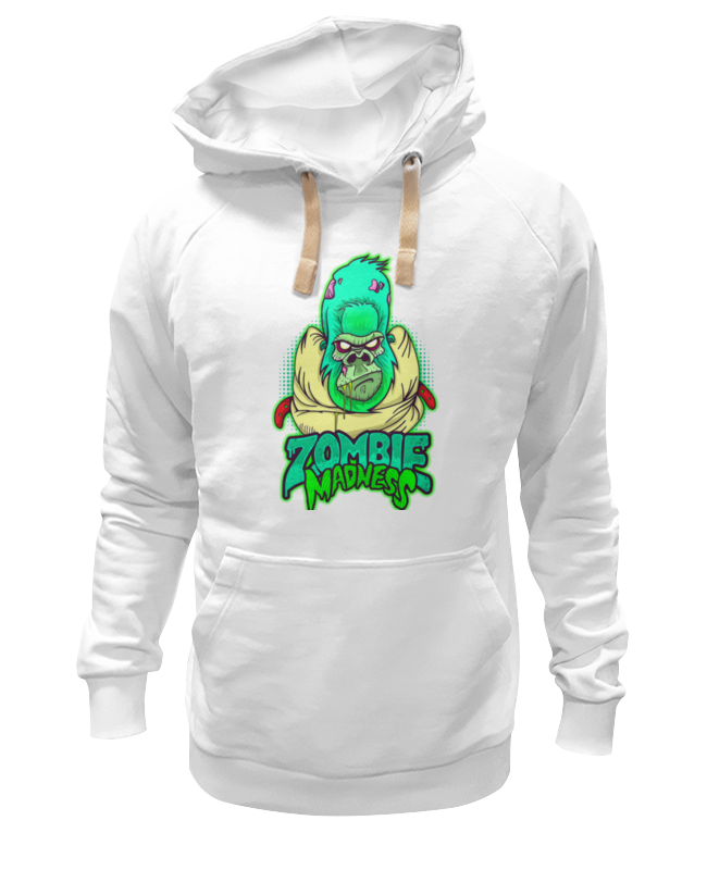 

Худи унисекс Printio Zombie madness белое XL, Белый, Zombie madness