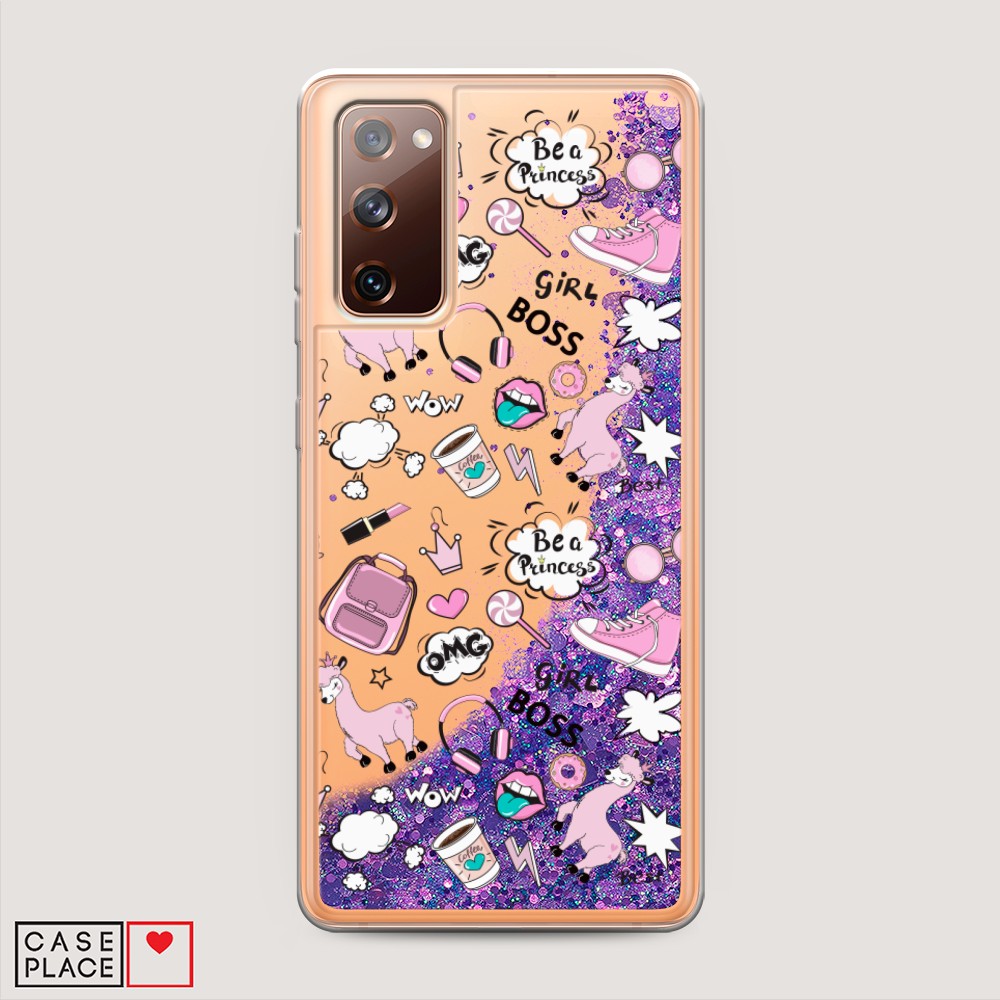 

Чехол Awog на Samsung Galaxy S20 FE / Самсунг S20 FE "Стильная лама", Разноцветный, 2101392-1