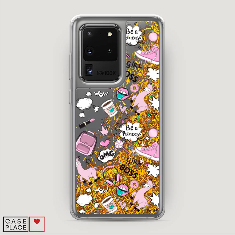 

Чехол Awog на Samsung Galaxy S20 Ultra "Стильная лама", Разноцветный, 29490-1