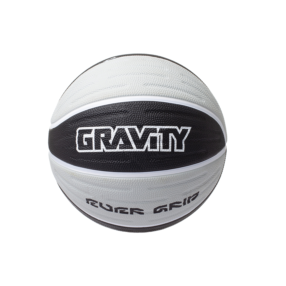 Баскетбольный мяч Gravity, вспененная резина, черно-серый, размер 7